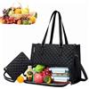 Generico Borsa For Il Pranzo Da Donna, Borsa For Il 3 In 1 For Donna, 15,6 Pollici Con Scompar Il Pranzo, Laptop Con Scomparto For Il Pranzo Isolato(Black)