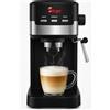 Sirge CREMAEXPRE+ Macchina Caffè Espresso 20 Bar con Cappuccino, Cialde ESE44 e Macinato, 3 Filtri Inclusi, Lancia Vapore, 1100W, Serbatoio 1,25L