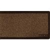 SaRani Tappeto da Ingresso, Runner Cucina con Gomma Antiscivolo Bordato Lavabile Rettangolare (Misura: 57x290 cm, Marrone scuro)
