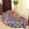 Guest Ruyunlai Tappeto Porta Zerbino Zerbini Per Ingresso Arredamento Casa Mezzaluna Per Esterno Interno Tappeti Grandi Dimensioni fiori colorati 40x60cm