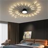 AAOCLO Plafoniere Led Luci Per Camera Da Letto Moderna Creativa Lampadario A Led Con Fuochi D'artificio Lampada Camera Da Letto Soggiorno Sala Da Pranzo(Size:28Heads)
