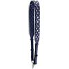 momo mo Cintura Donna Regolabile Tracolla Eco Pelle Cinghia Ricambio Cinturino Catena con Gancio Cinta Spalla per Borsa Portafoglio Borse Rivetto D'argento(Blu)