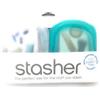 Stasher, borsa riutilizzabile tasca Stasher trasparente e acqua, 2 conteggio