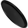 BESTYASH Piatto Crisp Microonde Antiaderente in Lega di Alluminio Nero, Teglia per Forno Rotonda Facile da Pulire per Riscaldare e Friggere