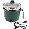 TOPINCN Cooker Lento Elettrico da 1,5 Litri, Pentola da Cottura in Acciaio Inossidabile da 600 W con Design Anti -asciutto e Spegnimento della Temperatura, Pentola Antiaderente per (Plug