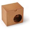 Selfpackaging Scatola per tazze con foro in modo da far vedere la tazza che stai comprando. Set da 50 unità - S