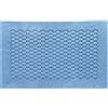 SpazioTessile Tappeto Bagno Scendi Doccia Spugna cm 40x60-60x90-60x120 Cotone 5 Colori Pon Pon (Azzurro, 60x120)
