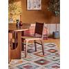 RugVista Kerala, Tappeto, Moderni, 100 x 160 cm, Rettangolare, Pelo corto, Soggiorno, Cucina, Lavabile solo a mano, oeko_tex_100, Rosso/Multi