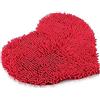 Zerodeko Tappeto A Forma Di Cuore 50x60 Cm Soffice Tappetino Da Bagno Moderno Tappeto in Ciniglia Per Camera Da Letto E Cucina