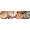 emmevi Le Forme Fiori Tappeto Cucina Sagomato Gomma Moderna Colorato Antiscivolo Stampa Digitale 50x180 cm