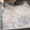 Carpeto Rugs Tappeto Salotto Moderno Astratto Pelo Corto - Tappeti Moderni Soggiorno - Tappeti Camera da Letto - Tappeti Vintage Salotto Grandi Dimensioni - Grigio Blu - 240 x 330 cm