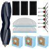 Chuancheng Kit di accessori di ricambio per Yeedi Cube per robot aspirapolvere per Yeedi CC, 1 spazzola principale, 6 spazzole laterali, 3 filtri Hepa, 2 panni mocio, 3 sacchetti per la polvere