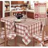 Confezioni Giuliana - Copritavolo tovaglia jacquard cucina tirolese DAMA Bordeaux 100% Cotone Made in Italy - 90x90