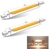 TDDKFB R7S LED 118mm Dimmerabile Lampadine,R7S COB LED 20W Bianco Naturale 4500K 2000LM,Equivalenti a R7S200W Lampada Alogena,Nessun Sfarfallio,Illuminazione Fascio 360°,2 pezzi