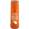 ROTPUNKT Thermos 40 MAX Motto Ich bin wie ich bin | BPA - Bere sano | Made in Germany | Caldo + freddo (arancione lucido, 500 ml)