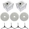 Jumplushion Set di accessori per robot aspirapolvere con 3 panni mocio, 4 spazzole laterali, 2 sacchetti per la polvere, kit di pulizia per ECOVACS per DEEBOT Mini aspirapolvere