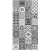 Panorama Tappeto Vinile - Modello Idraulico Nijar Grigio 140x200 cm - Varie Dimensioni - Tappetino Lavabile per la Cucina - Passatoia PVC Antiscivolo