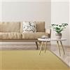 Floordirekt Tappeto in sisal di alta qualità Amazonas, naturale, con bordi di diversi colori, 9 misure, per soggiorno, in fibra naturale (crema, 200 x 200 cm)
