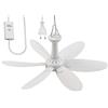 Sichler Haushaltsgeräte Ventilatori da soffitto - ventilatore da soffitto: Ventilatore a soffitto mobile, 6 pale, funzione timer (da con spina, con cavo, mini)