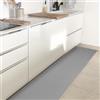 Olivo Tappeti OLIVO.shop | ROTOLO MULTI Tappeto pvc a metraggio, Passatoia vinile cucina e multiuso antiscivolo lavabile, Grigio (50x400 cm)