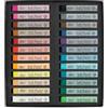 Mungyo Gallery Soft Pastel Squares Cardboard Box Set of 24 - Assorted Colours