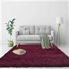 CUIMEI Tappeto Moderno Salotto 80 x 140 cm, Facile da Pulire, Assorbente Alta Densità di Pelo, Varie Misure e Colori, Tappeto Morbido per Decorazioni, Weinrot
