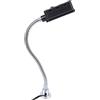 Generic Collo di Cigno Flessibile Super Luminoso con Luce per Macchina a LED per Trapano a Colonna da Officina, Materiale in Acciaio Legato/ABS (Spina europea)