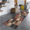Siunwdiy Antiscivolo Tappeto cucina 1.2 Metri marrone Tappeto Corridoio Passatoia, Antiscivolo Insonorizzata per Scala D'ingresso Cucina Soggiorno Corridoio, Tagliabile Lavabile,70X120CM