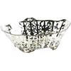 Royal Family Fruttiera portapane Cestino Sheffield Argento Ovale Traforata Con Piedini la più alta qualità di Silver Plated