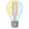 LUUMR lampadina Smart Home trasparente, | E27, 2700 K Bianco caldo - 6500 K luce del giorno, in Vetro