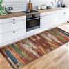 Siunwdiy Tappeto Runner da Cucina Passatoia Antiscivolo,Tappeto Corridoio Lavabile Runner Cucina Vintage Tappeto 0.6 Metri per Cucina, Soggiorno, Camera da Letto, Ingresso, Lavanderia,40X60CM
