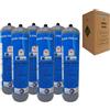 FILTRIACQUAITALIA Bombole Co2 per Gasatori Set 6 Pezzi Usa e Getta E290 Alimentare