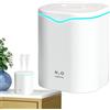 Générique Umidificatore, da tavolo, tipo ultrasonico, purificatore d'aria 2L | Umidificatore USB silenzioso con luce notturna, umidificazione a foschia, per camera da, ufficio, casa, ufficio