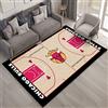 WTWYWNRS Tappeto NBA Basket Tappeti, Area Tappeti per Camera da letto Tappeto Casa Soggiorno Arredamento camera ragazzo Tappetino antiscivolo 60 * 90cm