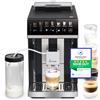 KKT KOLBE Macchina da caffè automatica con contenitore del latte, ugello per schiuma di latte e accessori, funzione 2 tazze, 15 bar, macinacaffè a 7 livelli, touchscreen, pulizia automatica, 7 bevande