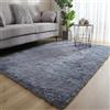 YSPZDQ Tappeto Peloso Camera da Letto, Tappeto Morbido Salotto Shaggy Moderno, Tappeto Pelo Lungo Lavabile, Tappeto Scendiletto Camera Da Letto per Soggiorno Cameretta, Tappetino Antiscivolo(F,80 x 120 cm)