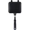 Lwuey Padella a Doppia Faccia - 35×15cm Tostapane Piastra Toaster Sandwich Macchina Per Panini con Manico Resistente al Calore e Rivestimento Antiaderente Alluminiofacile da Capovolgere per Colazione