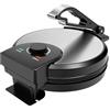 SanBouSi Roti Maker Elettrico Chapati Tortilla Presse Maker Riscaldamento Doppio Lato Acciaio Inox Crepes Maker per Chapati, Tortilla, Pita Pita 1200W