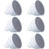 A2ZWORLD 6 Pezzi Lampada Led MR16 8W 12V 780LM Bianco Freddo 6500K