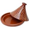 LORIENT - Das Tor zum Orient / Generisch Lorient Tajine NAR - Pentola in terracotta smaltata, diametro 30 cm, 2-4 persone, per cucina marocchina, tajine marocchina, pentola in argilla, pentola di cottura, pentola stufati arabi orientali