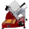 Berkel Affettatrice Pro Line XS 25 in rosso - affettatrice professionale per la vostra cucina + tagliere realizzato a mano in legno unico, XS25-R+FHB
