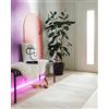 benuta Pop Tappeto Esterno & Interno Mars - Crema 80x200 cm - Rilievo Astratto per Balcone, Terrazza, Giardino - Cucina & Soggiorno - Facile da Pulire - Adatto al Riscaldamento a Pavimento