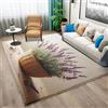Generic Tappeto Lavabile in Lavatrice 120x170cm Lavanda Pianta In Vaso Antiscivolo Tappeto per Sala da Pranzo e Soggiorno, Multiplo Tappeto Pelo Basso, Tappeto da Comodino per Camera da Letto
