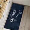 Mazovia Tappeto Cucina - Tappeti Cucina Antiscivolo - Tappeto per Cucina Pelo Corto - Certificato Oeko-Tex - Lavabile a 30°C - Cura facile - 80 x 200 cm - Blu Navy