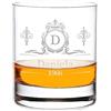 polar-effekt Bicchiere da whisky da 315 ml, volume con incisione a motivo corona - il bicchiere per scotch, bourbon e rum - con nome idea per tutti gli uomini - ideale per l'anniversario