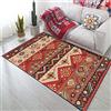 ZJXSNEH Tappeti in stile persiano della Boemia Tappeto antiscivolo per soggiorno Camera da letto Studio Tappeti rettangolari Boho Marocco Tappetini etnici tapis-Marrone 80x200cm