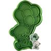 Tagliabiscotti.it - Orsetto con palloncini - Stampo per creare decorazioni in pasta di zucchero o biscotti, baby shower, battesimo - Nascita - Compleanno Cookies cutter - Tagliabiscotti - 10cm x 7cm