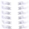 WOLTHID Lampadine Alogene G9 Trasparente Dimmerabile T4 120V 60 Watt 20W 40W G9 120 Volt Lampadina Alogena per Lampadario Plafoniere Applique 10PCS 20W