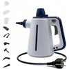MAKA change your life quality Pulitore a Vapore Portatile Multiuso 5 Accessori Igienizzante 110° Sterilizzatore di Virus e Batteri Panno per Rimuovere Macchie Pavimento Divano Moquette Tende Sedile Auto Cucina (A - 350 ml)