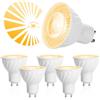 ezmyma GU10 LED bianco caldo, dimmerabile, 7 W, 735 lm, 3000 K, luce bianca calda, lampadina alogena da 80 W, GU10,5 pezzi